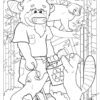 Bubby the Bison Coloring Page