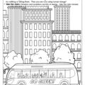 Energy in Transportation Coloring Page