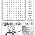 Fun on the Farm Word Search Activity Page