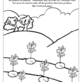Tree Farming Coloring Page