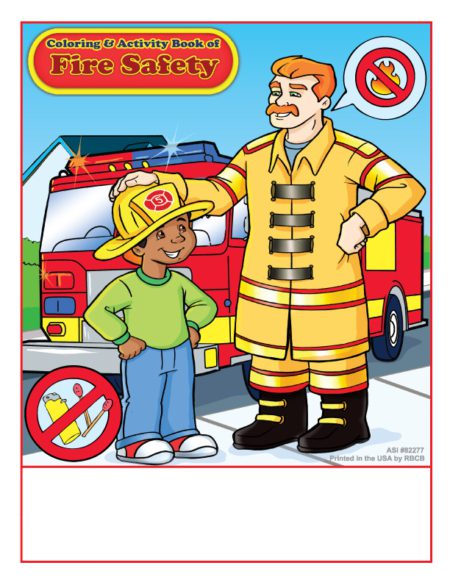 Fire Safety Imprint Coloring Book