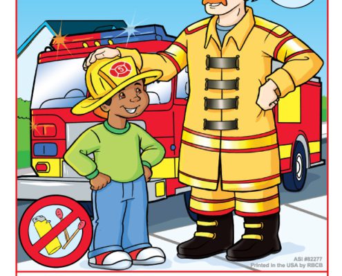 Fire Safety Imprint Coloring Book