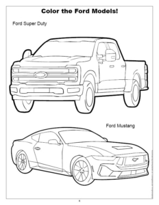 Ford Imprint Coloring and Activity Book