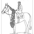 Kentucky Derby Coloring Page