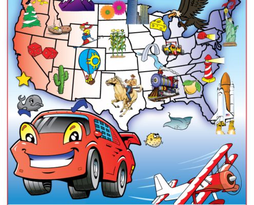 Fun Across America Imprint Coloring Book