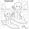 Grand River Dam Authority Water Safety Coloring Page: Life Preservers