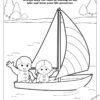 Grand River Dam Authority Water Safety Coloring Page: Safe Boating