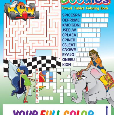 Games N Doodles Little Tablet Imprint Coloring Book