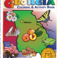 Georgia State Coloring and Activity Book Front Cover