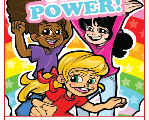 Girl Power Imprint Coloring Book