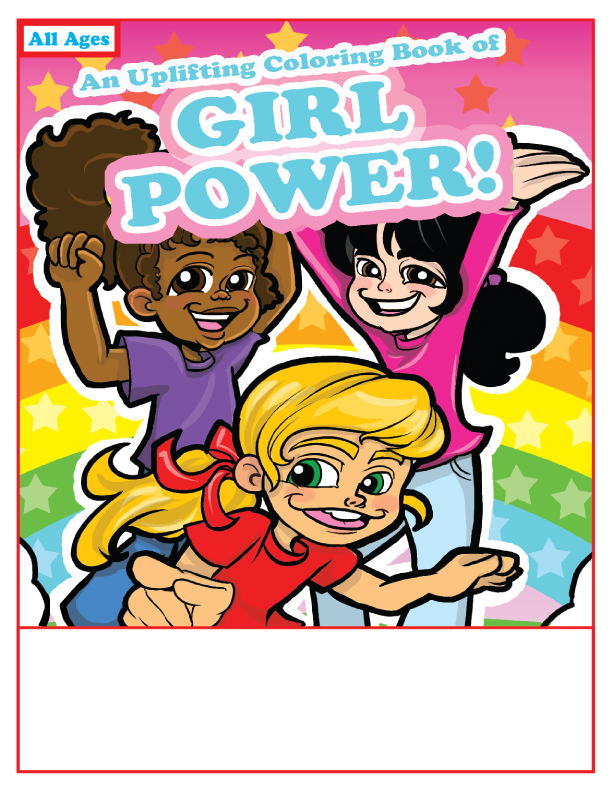 Girl Power Imprint Coloring Book