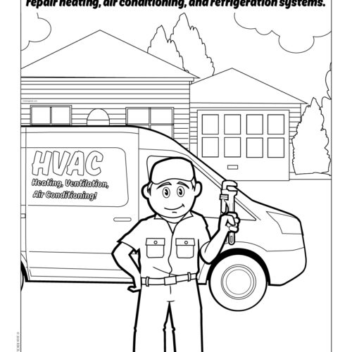 HVAC Imprint Coloring Book