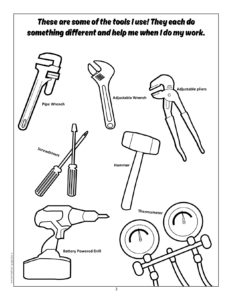 HVAC Tools Coloring Page
