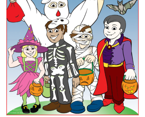 Halloween Imprint Coloring Book