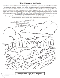 History of California Coloring Page