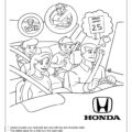 Car Safety with Infiniti Coloring Page