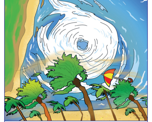 Hurricane Imprint Coloring Book