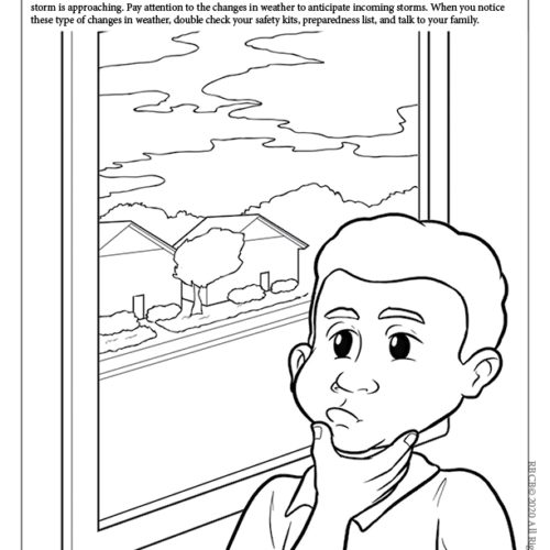 Hurricane Safety Imprint Coloring Book