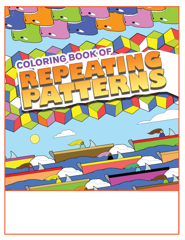 Repeating Patterns Imprint Coloring Book