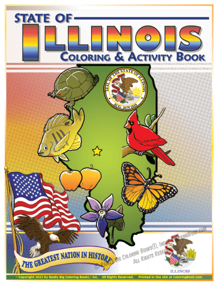 Illinois State Coloring Book