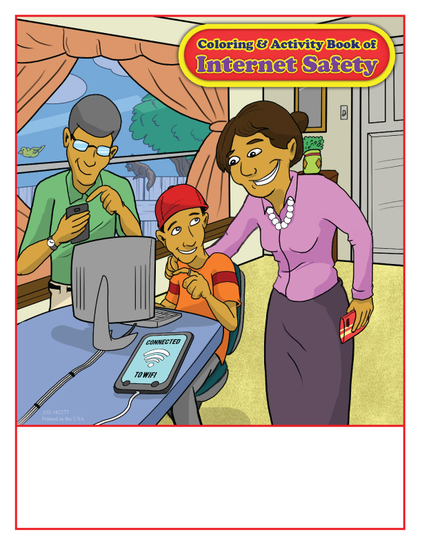 Internet Safety Imprint Coloring Book