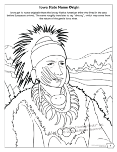 Iowa State Coloring Book