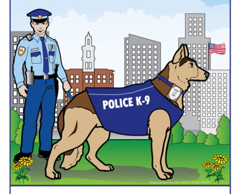 Police Dogs Canine Unit Imprint Coloring Book