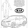 Kia Service Coloring Page
