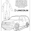 Lincoln Service Coloring Page