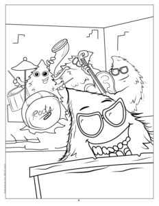 Littlest Christmas Tree Coloring Page 3