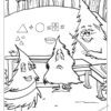 The Littlest Christmas Tree Coloring Page: Douglas Snowpine