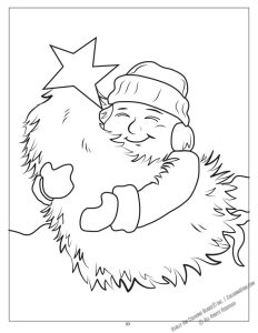 The Littlest Christmas Tree Coloring Page: Becoming Christmas Tree