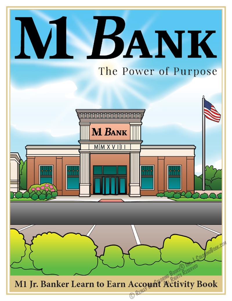 M1 Bank Jr. Banker Learn to Earn Account Activity Book