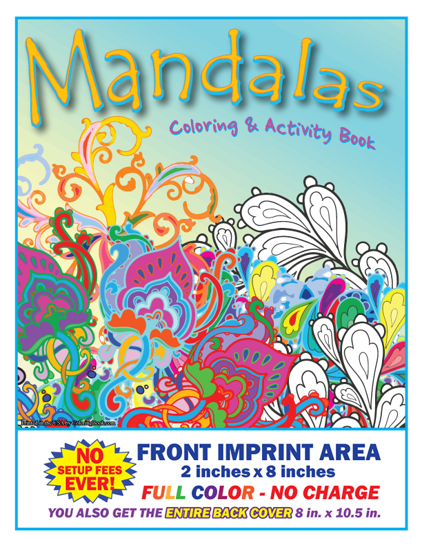 Mandalas Imprint Coloring Book