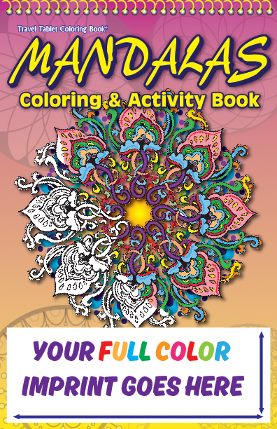 Mandalas Tablet Imprint Coloring Book