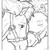 Mane in Heaven Miniature Therapy Horses Coloring Page: Kindness Counts