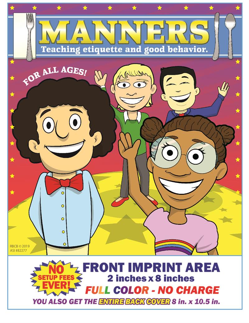 Manners Imprint Coloring Book