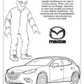 Mazda Service Coloring Page