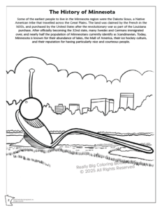 Minnesota State Coloring Book.