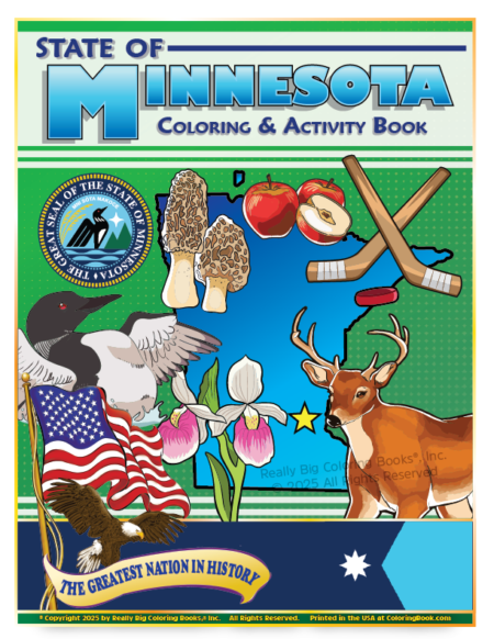 Minnesota State Coloring Book.