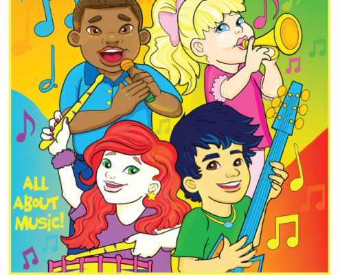 Music Imprint Coloring Book