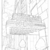 NBCUniversal Coloring Page: NBC Studios Rainbow Room Observation Deck