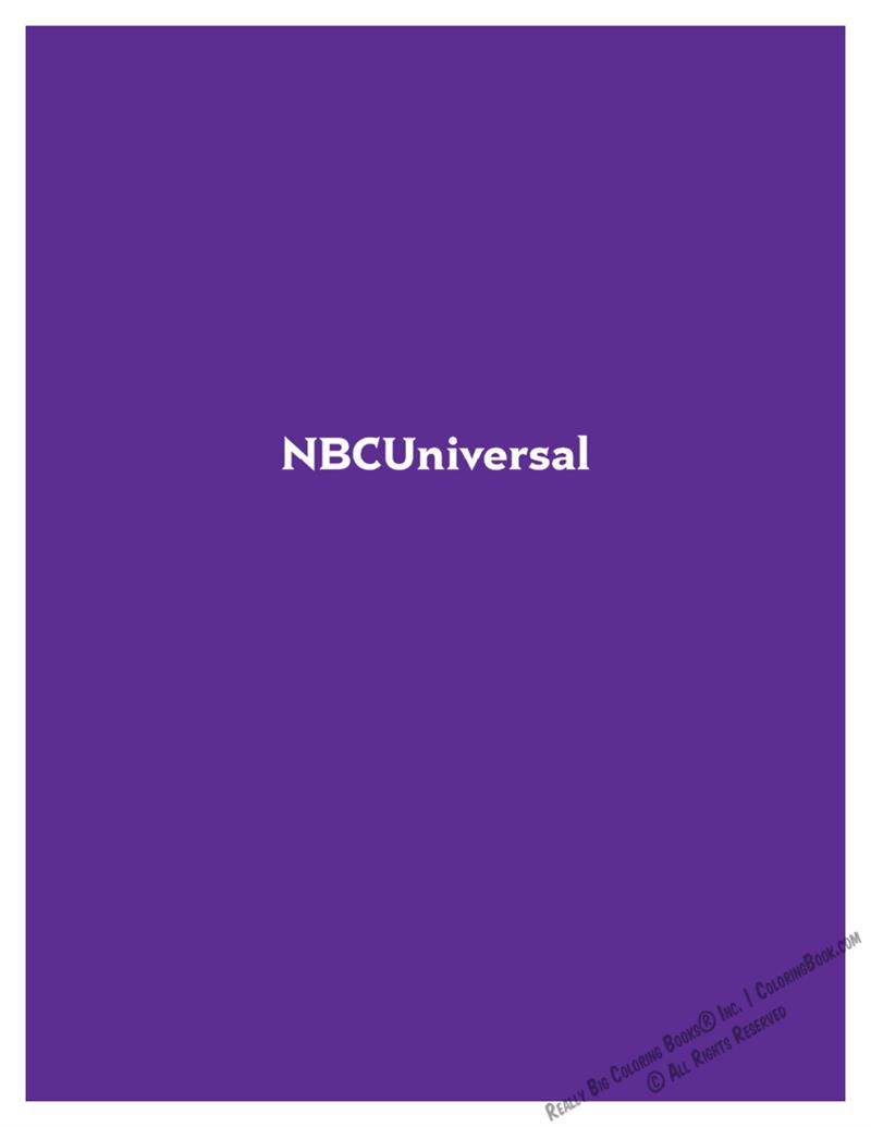 NBCUniversal Coloring and Activity Book