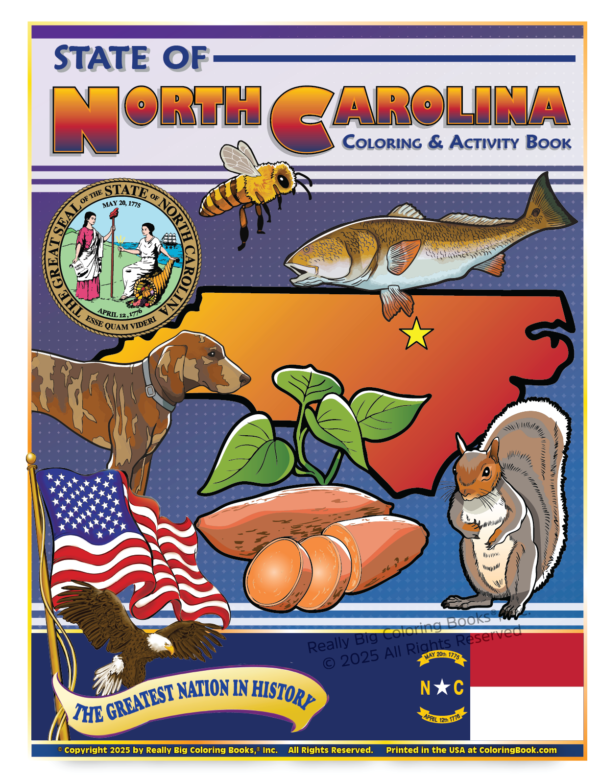 North Carolina State Coloring Book