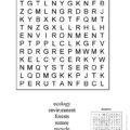 Nature and Ecology Word Search Coloring Page