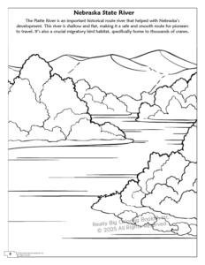 Nebraska State Coloring Book