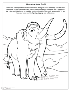 Nebraska State Coloring Book