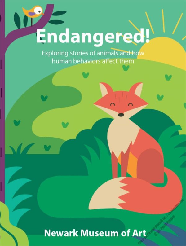 Newark Museum of Art Endangered! Coloring Book. Exploring stories of animals and how human behaviors affect them.