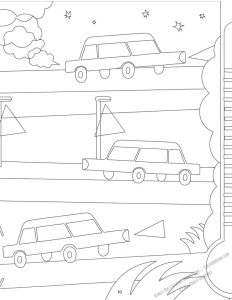 Newark Museum of Art Endangered! Coloring Page: Cars