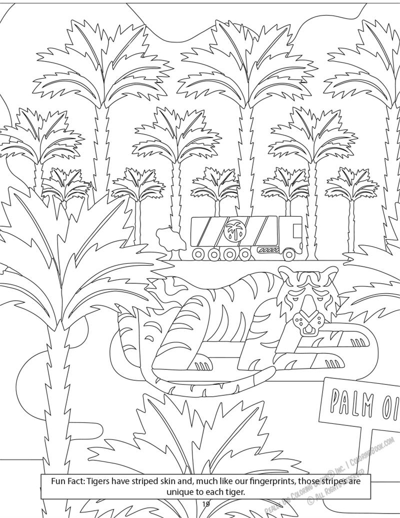 Newark Museum of Art Endangered! Coloring Page: Tigers